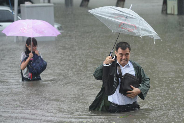 華北暴雨　北京一日兩次拉響橙色預警