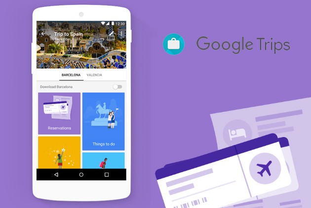 Google-旅遊-Trips