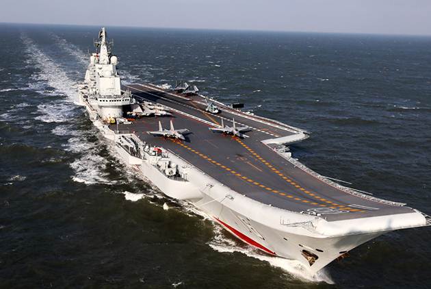 中國遼寧艦南海亮肌肉    中美角力舞台成重要風險區