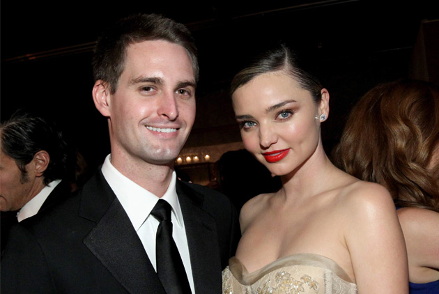 Snapchat-Evan Spiegel-Miranda Kerr-公開募股-IPO-臉書