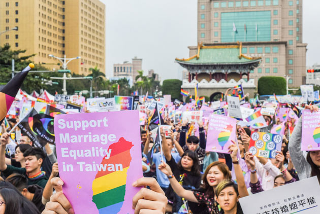 衛報：台灣同婚釋憲　有望鞏固亞洲自由燈塔地位