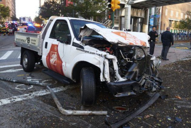 紐約恐怖攻擊，卡車衝撞8人死亡