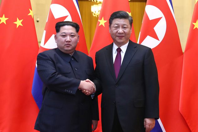 金正恩-習近平-北韓