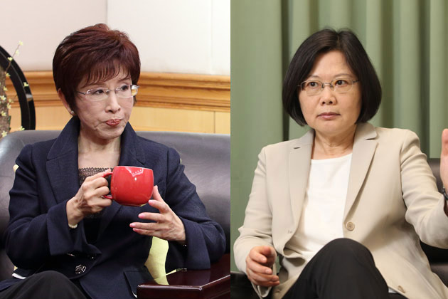 洪蔡首次對決　立院藍綠立院攻防證所稅