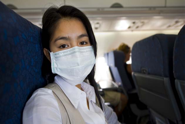 如何避免在飛機上感冒？