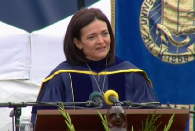 臉書-桑德伯格-Sheryl Sandberg-韌性-挺身而進-畢業-挫折復原力