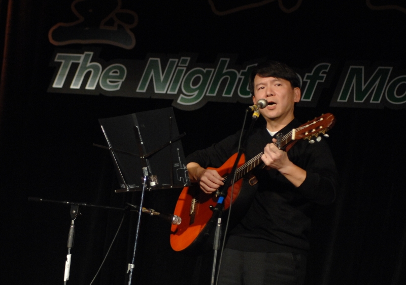 曾演唱「龍的傳人」的歌手李建復。
