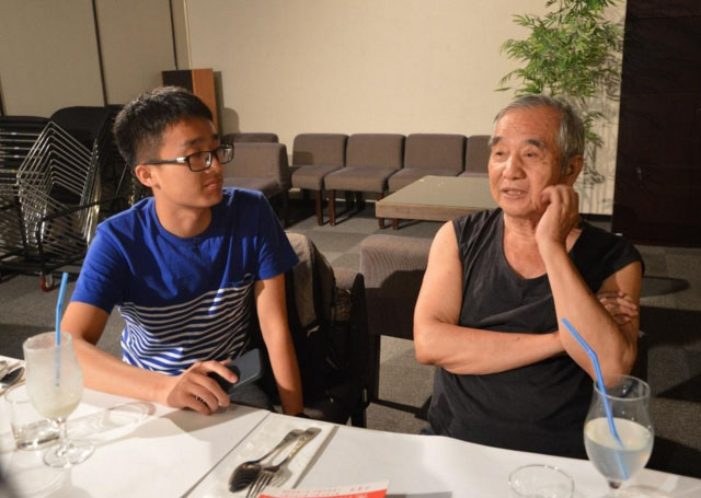 與抗戰老兵楊淵訪談。