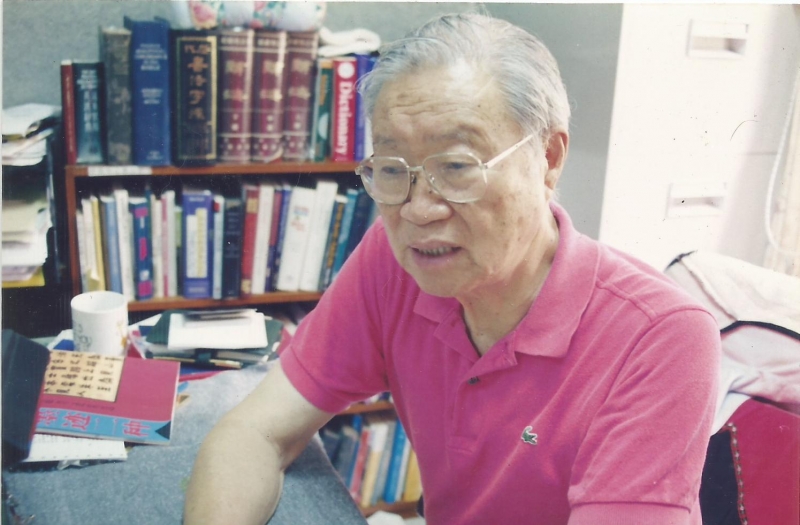 80歲時的周聯華牧師。