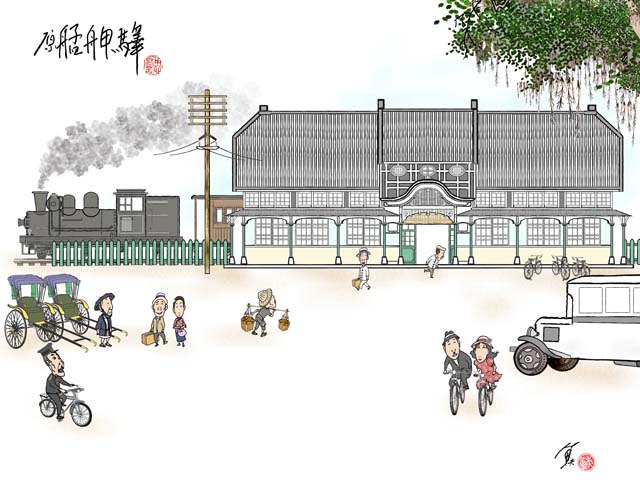 原萬華火車站，李乾朗教授稱其式樣為「罕見的傑作」。